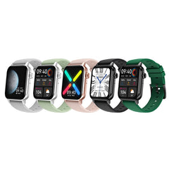 HD6 1.69 inch Multifunctional Heart Rate Monitoring Smart Watch, Black, Silver, Pink, Light Green, Green