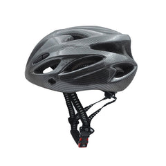 Unisex Cycling Bike One-piece Helmet, Fiber Black