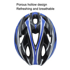 Unisex Cycling Bike One-piece Helmet, Fiber Black