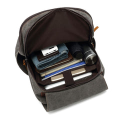 Business Large Capacity Canvas Backpack Outdoor Leisure Travel Computer Bag, Computer Bag