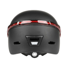 Cycling Helmet Ultralight Bicycle Helmet with Warning Light Remote Control, Cycling Helmet (Black), Cycling Helmet (White)