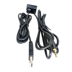 Car Modified AUX+USB Socket Audio Modification Accessories 3.5mm USB Extension Line, AUX+USB