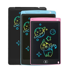 LCD Writing Board Children Hand Drawn Board, 8.5 inch Colorful (Light Blue), 8.5 inch Colorful (Light Pink), 12 inch Colorful (Light Blue)