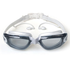 HAIZID HD Anti-fog Waterproof Myopia Swimming Goggles, Optical Black, Optical Blue, Optical Pink, Optical Gray, Plating Black, Plating Gray, Plating Blue, Plating Pink, Myopia 150 Degrees, Myopia 200 Degrees, Myopia 250 Degrees, Myopia 300 Degrees     ...