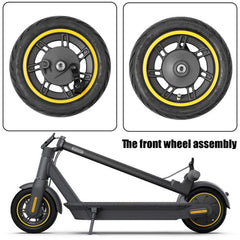 10 inch Electric Scooter Front Wheel Tubeless For Ninebot MAX G30, Front Wheel Tubeless