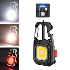 E-SMARTER W5138 Mini Bright Light Portable Flashlight, Specification:, Black, Tarnish, Black+Magnet, Tarnish+Magnet, Black+Bracket, Tarnish+Bracket, Black+Magnet+Bracket, Tarnish+Magnet+Bracket