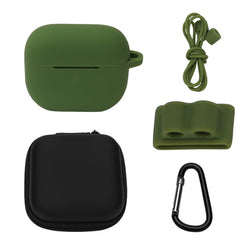 Bluetooth Earphone Silicone Cover Set For AirPods 3, 5 PCS/Set White, 5 PCS/Set Mint Green, 5 PCS/Set Grass Green, 5 PCS/Set Pink, 5 PCS/Set Black, 5 PCS/Set Red, 5 PCS/Set Yellow, 5 PCS/Set Gray, 5 PCS/Set Wine Red, 5 PCS/Set Light Purple             ...