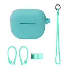 Bluetooth Earphone Silicone Cover Set For AirPods 3, Hand Rope Set White, Hand Rope Set Mint Green, Hand Rope Set Grass Green, Hand Rope Set Pink, Hand Rope Set Black, Hand Rope Set Red, Hand Rope Set Yellow, Hand Rope Set Gray, Hand Rope Set Wine Red ...