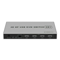 KYSW59 60HZ DP USB KVM Switch 2-in-1 Computer Sharing Device, KYSW59, 8K