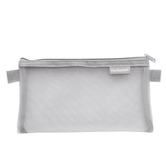 Hechooses D033 Transparent Mesh Exam Portable Pen Bag, Style:, Square (Black), Square (White), Square (Gray), Square (Pink), Square (Blue), Square (Green), Triangle (Black), Triangle (White), Triangle (Gray), Triangle (Pink), Triangle (Blue)           ...