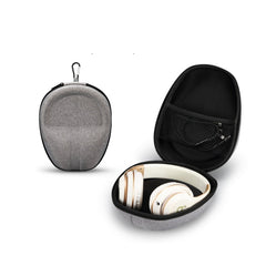 Universal Headphone Organizer Headphone Storage Bag Without Carabiner,Color:, Gray, Black