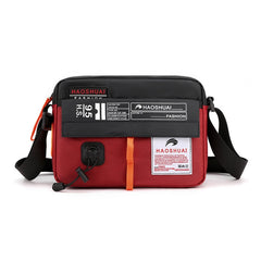 HAOSHUAI 204 Sports Leisure Men Outdoor Waterproof Nylon Shoulder Bag, 204 Brick Red, 204 Light Blue, 204 Dark Blue, 204 Black, 204 Grey, 204 Army Green