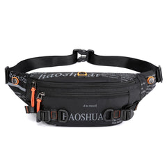 HAOSHUAI 5132 Outdoor Men Waist Bag Sports Running Chest Bag, 5132 Dark Green, 5132 Camouflage, 5132 Dark Blue, 5132 Black, 5132 Army Green