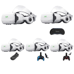 Mobile Phone 3D Virtual Reality VR Game Helmet Glasses With Headset, G02EF