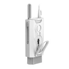 Q8 8-In-1 Multi-Function Headset Cleaning Pen Keyboard Mobile Phone Cleaner, White, Black, Blue
