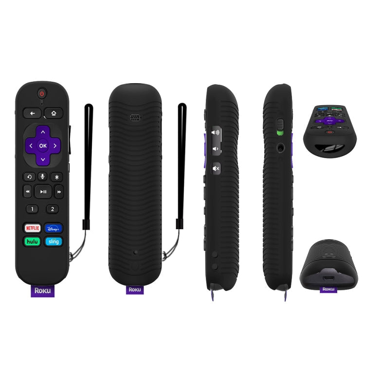 For TCL Roku Voice Remote Pro Y30 Remote Control Shockproof Silicone Protective Case, For TCL Roku Voice Remote Pro(Black), For TCL Roku Voice Remote Pro(Orange), For TCL Roku Voice Remote Pro(Red), For TCL Roku Voice Remote Pro(Luminous Green)        ...