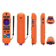 For TCL Roku Voice Remote Pro Y30 Remote Control Shockproof Silicone Protective Case, For TCL Roku Voice Remote Pro(Black), For TCL Roku Voice Remote Pro(Orange), For TCL Roku Voice Remote Pro(Red), For TCL Roku Voice Remote Pro(Luminous Green)        ...