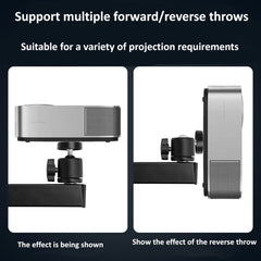Wall-mounted Projector Bracket Foldable Telescopic Arm Wall Stand, Projector Bracket