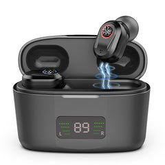 Z-127D In-ear Sound Amplifier Digital Display Hearing Aid Earphone, black, White, Complexion, Red and Blue