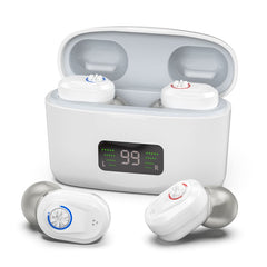 Z-127D In-ear Sound Amplifier Digital Display Hearing Aid Earphone, black, White, Complexion, Red and Blue