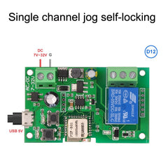 2pcs Sonoff Single Channel WiFi Wireless Remote Timing Smart Switch Relay Module Works, 5V