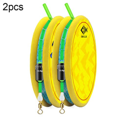 2pcs Outdoor Fishing Anti-tangle Spotted Invisible Line Set with Scale, 3.6m, 4.5m