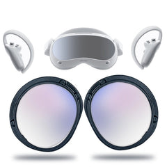 For Pico 4 Myopia Lens Magnetic Eyeglass Frame.Spec:, Glasses Frame, Frame + Anti Blue Light Lens