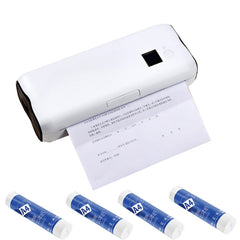 Home Small Phone Office Wireless Wrong Question Paper Student Portable Thermal Printer, Style:, Bluetooth Edition+50pcs A4 Paper, Bluetooth Edition+100pcs A4 Paper, Bluetooth Edition+200pcs A4 Paper, Bluetooth Edition+500pcs A4 Paper                   ...