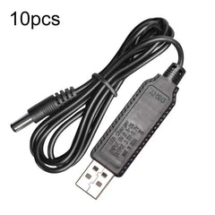 10pcs 3.7V IC Circuit Protection Lithium Battery USB Straight Head Charging Cable, 2.0mm, 3.5mm, 5.5mm
