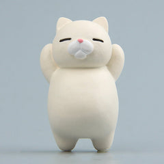 Cartoon Cat Fridge Magnet Resin Ornament Ornament, With Magnetic Sticker, Without Magnetic Sticker