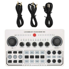 X50 Bluetooth RGB LED Live Sound Card With OTG Port Interface, X50