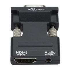 Projector HDMI Adapter With Audio Cable Computer HD Converter, HDMI to VGA, VGA to HDMI