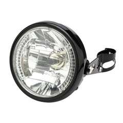 Motorcycle 7 Inch LED Headlamp Angel Ring Steering Function With Bracket, PE-D7inS01TZ 28-36MM