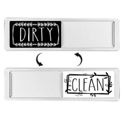 Dishwasher Magnet Clean Dirty Sign Double-Sided Refrigerator Magnet, Silver-Blue Gray, Black-Blue Gray, Silver-Black and White, Black-Black and White, Silver- Cat Claw), Turkish, Black Cat Claw, Black Love, Silver Love, Silver Gray White, Black Gray   ...