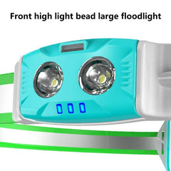 USB Rechargeable Running Light Strap Chest Light