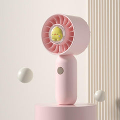Hand Holds Small Fan Portable Mini Pocket Fan, Pink Duck, Blue Duck, Green Duck, White Duck, Pink Spray Plating Version, Blue Spray Plating Version, Green Spray Plating Version, White Spray Plating Version
