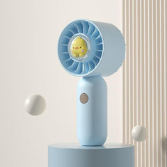 Hand Holds Small Fan Portable Mini Pocket Fan, Pink Duck, Blue Duck, Green Duck, White Duck, Pink Spray Plating Version, Blue Spray Plating Version, Green Spray Plating Version, White Spray Plating Version