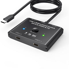 8K30 Type-C / USB-C Bidirectional Switch 10Gbps HD Splitter, KC-C201, C201 Single Machine