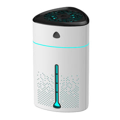 Silent USB Plug-In Silver Ion Purifying Humidifier Household Night Light Atomizer, Electroplated White, Electroplated Green, White, Green, Duck