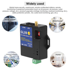 GL09-B 3G 8 Channel GSM SMS Alarm System Module For Battery Operated  Alert, GL09-B 3G
