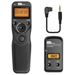 Pixel TW283 Shutter Wireless Delay Remote Control SLR Shutter Flasher, For Canon E3, For Nikon DC0, For Nikon DC2, For Sony S1, For Sony S2, For Instax 90, For Instax E3