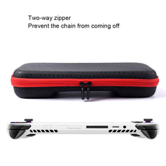 For ASUS ROG Ally Game Console Portable PU Waterproof Storage Box, Storage Box (Red)