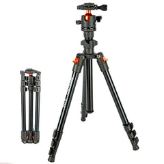 DSLR Tripod Photography Stand Portable Cell Phone Micro SLR Tripod, K268+KJ36