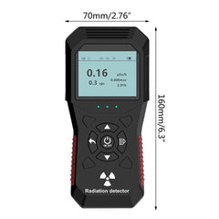 FY803 X-Ray Radiation Meter Alpha Beta Gamma Humidity Nuclear Radiation Detector Rechargeable Real-Time Graph Geiger, FY803