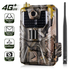 20MP 2K Wildlife Hunting Trail Camera Photo Traps Night Vision 4G SMS MMS SMTP Cellular Surveillance Camera, HC-900LTE