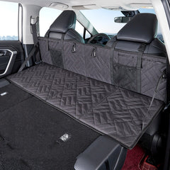 Car Camping Bed Folding Board SUV Rear Row Extension Board For Tesla, Gray, Gray Embossed, Black Embossed