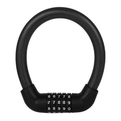 Bicycle And Electrical Vehicle 5-Digit Combination Lock Safety Anti-Theft Cycling Lock, 57 x 1.72cm, 40 x 1.72cm