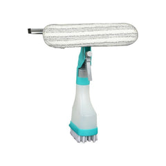 4 In 1 Double-sided Glass Wiper Window Squeegee Portable Spray Mirror Car Glass Cleaner, YJ520