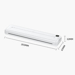 Small A4 Home Office Portable Inkless Printing Thermal Paper, 200pcs Thermal Paper