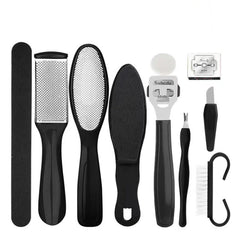 10 In 1 Foot File Clean Tool Kit Foot Care Pedicure Tools Set, 10 In 1